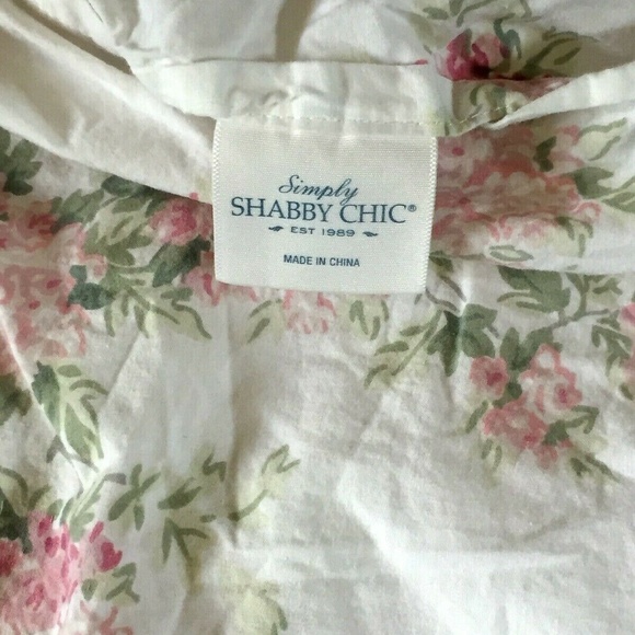 Simply Shabby Chic White Blooming Blossoms Sham - Picture 5 of 5